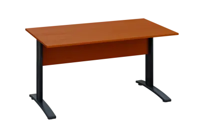 EPK 18 - 14 stůl kancelářský, kovová podnož černá, deska 18 mm, široký 1400 mm, třešeň šumavská